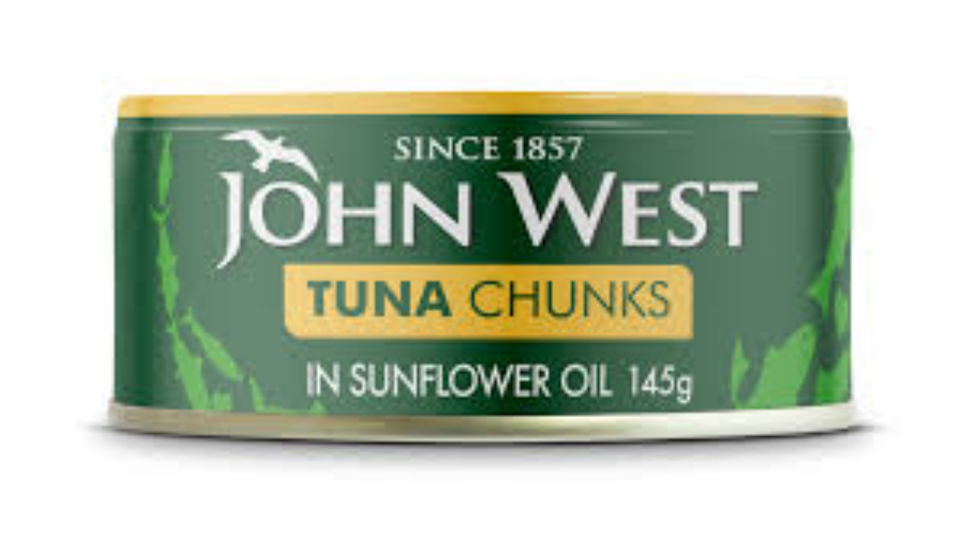 JOHN WEST TUNA CHUNK IN SUNFLOWER OIL 145G
